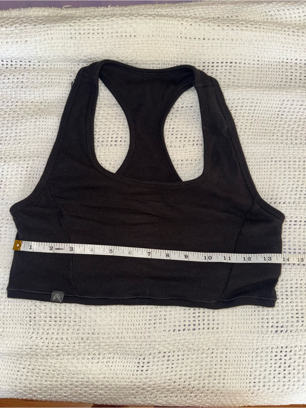 Oner Active  Mellow Rib Square Neck Bra - Picture 3 of 5